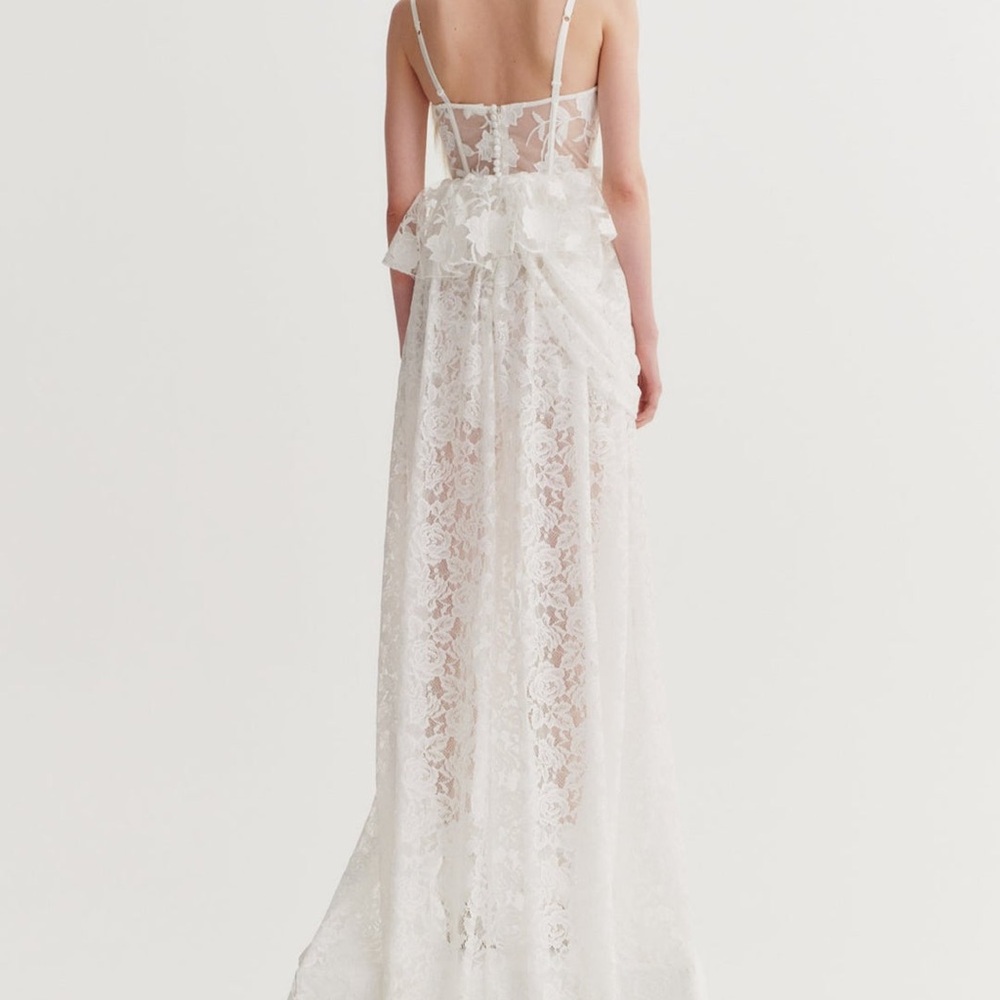 For Love And Lemons Floral Alora Bridal Gown - Picture 5 of 5